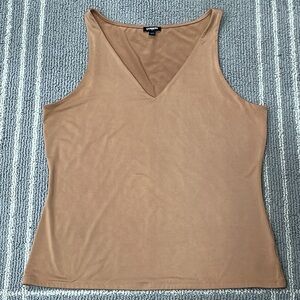 Express Tan Fitted Tank Top- Size XL